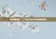 无辜者兜帽，一个关于正义与伪装的叙事