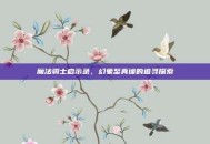 魔法骑士启示录，幻象至真谛的追寻探索