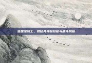 暗黑圣骑士，揭秘其神秘技能与战斗风格