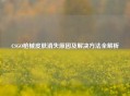 CSGO枪械皮肤消失原因及解决方法全解析
