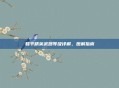 和平精英武器等级详解,图解指南
