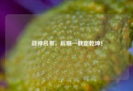 战神吕布，后期一戟定乾坤！