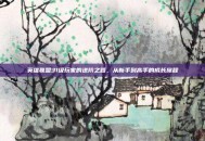 英雄联盟31级玩家的进阶之路，从新手到高手的成长旅程