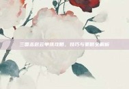 三国志赵云单挑攻略，技巧与策略全解析