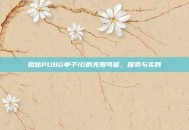 揭秘PUBG单子ID的无限可能，探索与实践