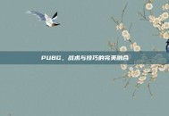 PUBG，战术与技巧的完美融合