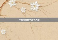 穿越火线四字名字大全