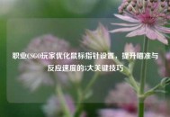 职业CSGO玩家优化鼠标指针设置，提升瞄准与反应速度的5大关键技巧