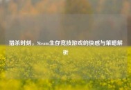 猎杀时刻，Steam生存竞技游戏的快感与策略解析