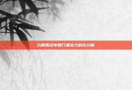九阴真经中各门派实力对比分析