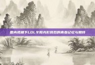 圈内视角下LOL冬阳光影背后的青春记忆与期待