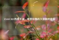 CS:GO 2021热度不减，电竞经典历久弥新的背后