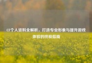 CF个人资料全解析，打造专业形象与提升游戏体验的终极指南