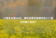 三国杀充值5000元，情怀消费还是理性投入？能升到哪个官阶？