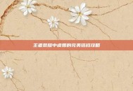 王者荣耀中虞姬的完美搭档攻略