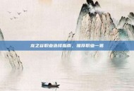 龙之谷职业选择指南，推荐职业一览