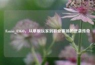 Fanzai_CSGO，从草根玩家到职业赛场的逆袭传奇