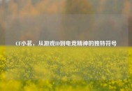 CF小茗，从游戏ID到电竞精神的独特符号