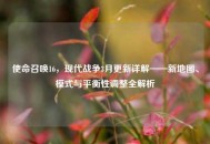 使命召唤16，现代战争3月更新详解——新地图、模式与平衡性调整全解析
