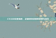 CS:GO玩家指南，正确清洗武器的步骤与技巧