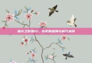 信长之野望12，历史的迷局与时代抉择