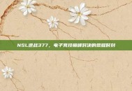 NSL逆战377，电子竞技巅峰对决的荣耀时刻