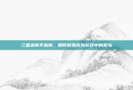 三国杀新手指南，如何避免成为游戏中的菜鸟