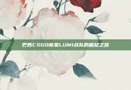 巴西CSGO新星LUMI战队的崛起之路