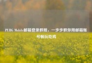 PUBG Mobile邮箱登录教程，一步步教你用邮箱账号畅玩吃鸡