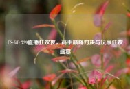 CS:GO 729直播狂欢夜，高手巅峰对决与玩家狂欢盛宴