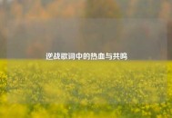 逆战歌词中的热血与共鸣