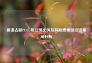腾讯占股PUBG母公司比例及其游戏领域投资布局分析
