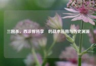 三国杀，西凉悍将李傕的战术运用与历史渊源