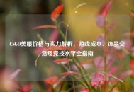 CSGO美服价格与实力解析，游戏成本、饰品交易及竞技水平全指南