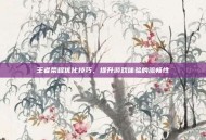 王者荣耀优化技巧，提升游戏体验的流畅性