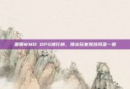 国服WMO DPS排行榜，顶尖玩家竞技风采一览