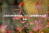 三国杀游戏规则图解，从入门到精通的全方位指南