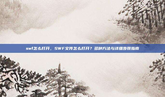 swf怎么打开,SWF文件怎么打开?多种方法与详细步骤指南