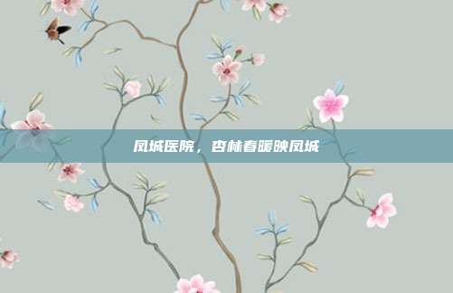 凤城医院,杏林春暖映凤城