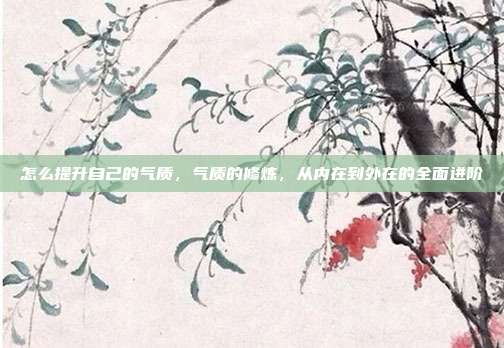 怎么提升自己的气质,气质的修炼,从内在到外在的全面进阶