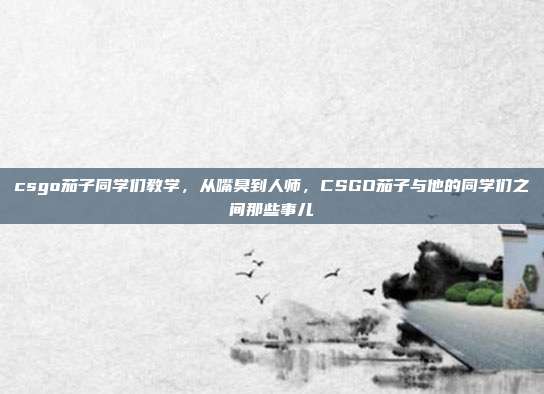csgo茄子同学们教学,从嘴臭到人师,CSGO茄子与他的同学们之间那些事儿
