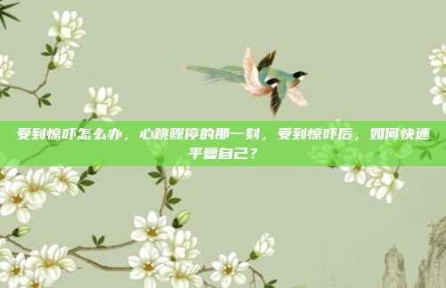 受到惊吓怎么办,心跳骤停的那一刻,受到惊吓后,如何快速平复自己?