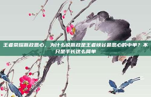 王者荣耀嬴政恶心,为什么说嬴政是王者峡谷最恶心的中单?不只是手长这么简单