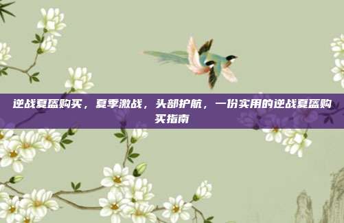 逆战夏盔购买,夏季激战,头部护航,一份实用的逆战夏盔购买指南