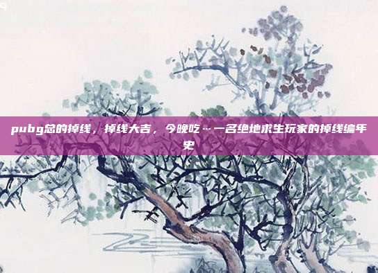 pubg总的掉线,掉线大吉,今晚吃…一名绝地求生玩家的掉线编年史