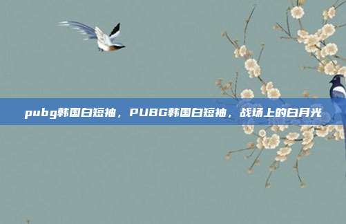 pubg韩国白短袖,PUBG韩国白短袖,战场上的白月光