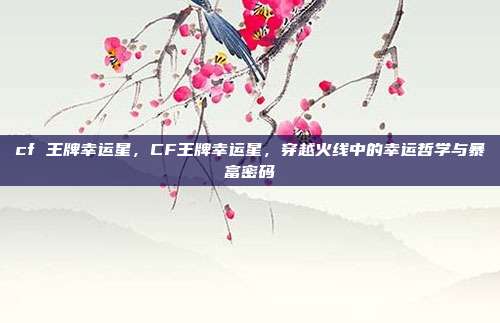 cf 王牌幸运星,CF王牌幸运星,穿越火线中的幸运哲学与暴富密码
