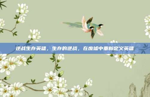 逆战生存英雄,生存的逆战,在废墟中重新定义英雄