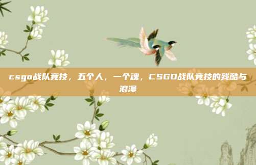 csgo战队竞技,五个人,一个魂,CSGO战队竞技的残酷与浪漫