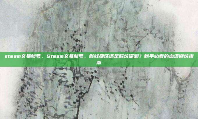 steam交易新号,Steam交易新号,省钱捷径还是踩坑深渊?新手必看的血泪避坑指南